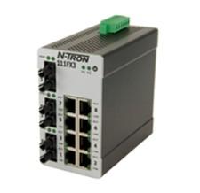 111FX3-ST-2 UNMANAGED INDUSTRIAL ETHERNET SWITCH, ST 2KM
