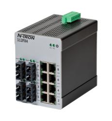 112FX4-SC-2 UNMANAGED INDUSTRIAL ETHERNET SWITCH, SC 2KM